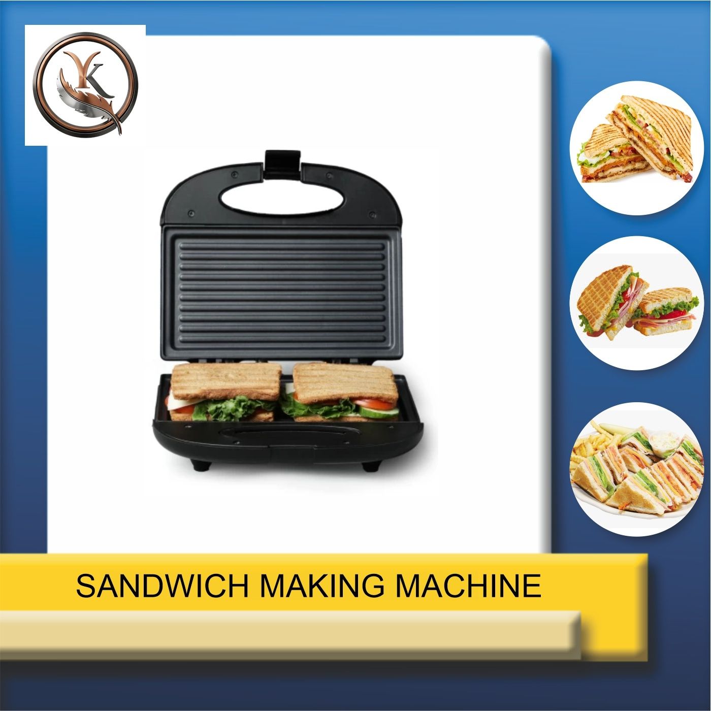 horizontal sandwich making machine without stand